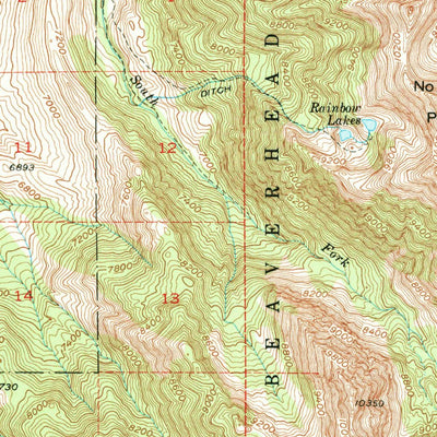 United States Geological Survey Cameron, MT (1950, 62500-Scale) digital map