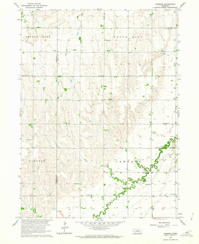 United States Geological Survey Cameron, NE (1962, 24000-Scale) digital map