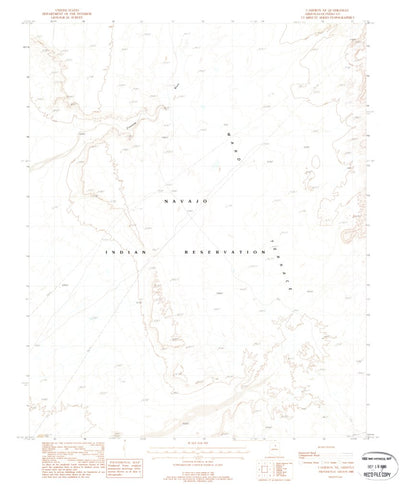 United States Geological Survey Cameron NE, AZ (1988, 24000-Scale) digital map