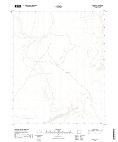 United States Geological Survey Cameron NE, AZ (2021, 24000-Scale) digital map