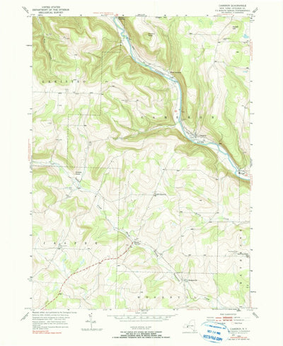 United States Geological Survey Cameron, NY (1953, 24000-Scale) digital map