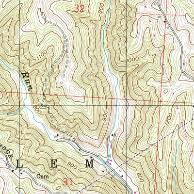 United States Geological Survey Cameron, OH (1994, 24000-Scale) digital map