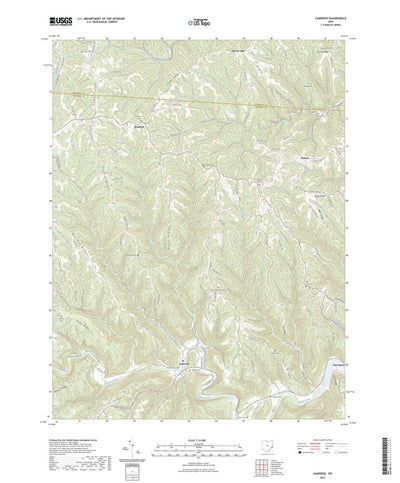 United States Geological Survey Cameron, OH (2023, 24000-Scale) digital map