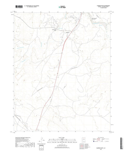 United States Geological Survey Cameron South, AZ (2018, 24000-Scale) digital map