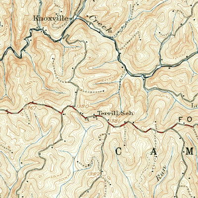 United States Geological Survey Cameron, WV-PA-OH (1935, 62500-Scale) digital map