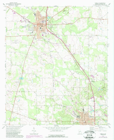 United States Geological Survey Camilla, GA (1971, 24000-Scale) digital map