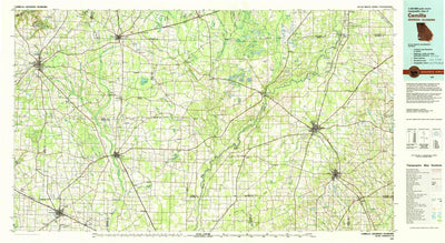 United States Geological Survey Camilla, GA-AL (1981, 100000-Scale) digital map