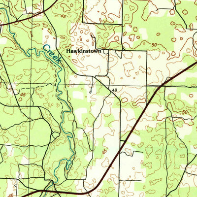 United States Geological Survey Camilla, GA-AL (1981, 100000-Scale) digital map