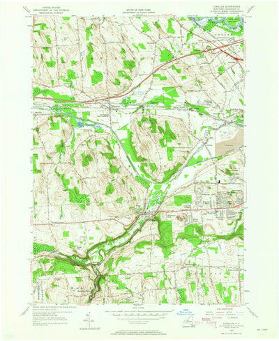 United States Geological Survey Camillus, NY (1955, 24000-Scale) digital map