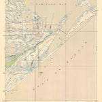 United States Geological Survey Caminada Pass, LA (1947, 31680-Scale) digital map