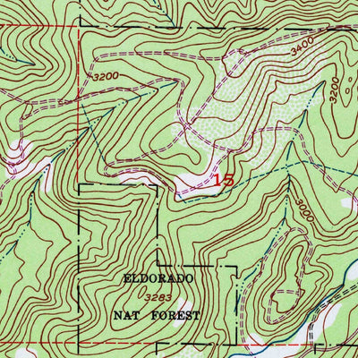 United States Geological Survey Camino, CA (1952, 24000-Scale) digital map