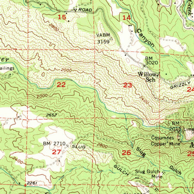 United States Geological Survey Camino, CA (1952, 62500-Scale) digital map