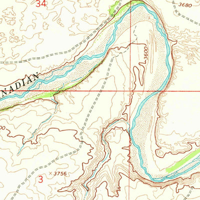 United States Geological Survey Cammak Camp, NM (1968, 24000-Scale) digital map