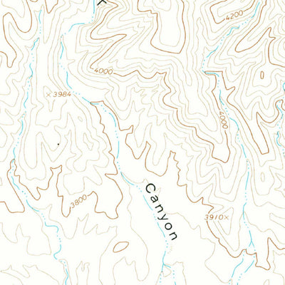 United States Geological Survey Cammerman Wash, AZ (1966, 24000-Scale) digital map
