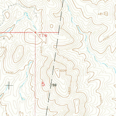 United States Geological Survey Cammerman Wash, AZ (1966, 24000-Scale) digital map