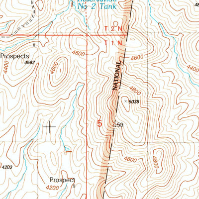 United States Geological Survey Cammerman Wash, AZ (2004, 24000-Scale) digital map