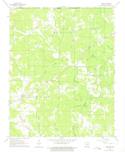 United States Geological Survey Camp, AR-MO (1962, 24000-Scale) digital map