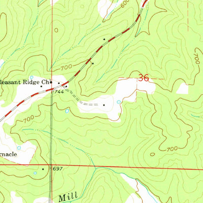 United States Geological Survey Camp, AR-MO (1962, 24000-Scale) digital map
