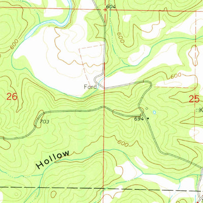 United States Geological Survey Camp, AR-MO (1962, 24000-Scale) digital map