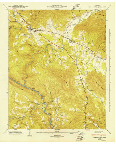 United States Geological Survey Camp Austin, TN (1946, 24000-Scale) digital map