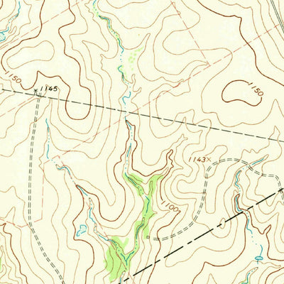 United States Geological Survey Camp Branch, TX (1966, 24000-Scale) digital map