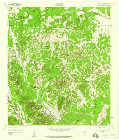 United States Geological Survey Camp Bullis, TX (1953, 24000-Scale) digital map