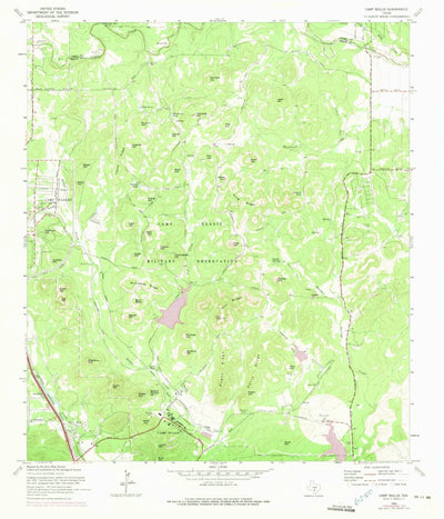 United States Geological Survey Camp Bullis, TX (1965, 24000-Scale) digital map