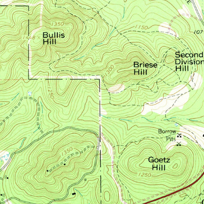 United States Geological Survey Camp Bullis, TX (1965, 24000-Scale) digital map