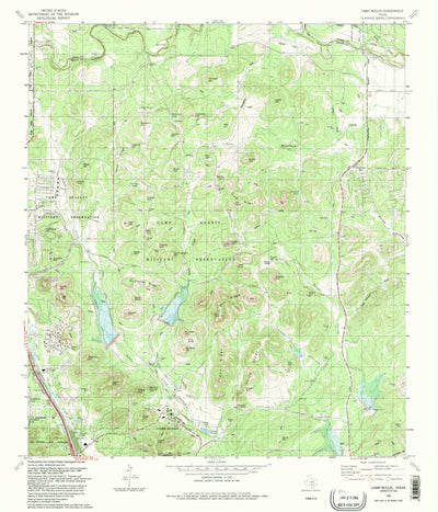 United States Geological Survey Camp Bullis, TX (1992, 24000-Scale) digital map