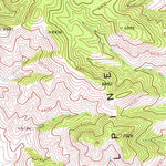 United States Geological Survey Camp Creek Canyon, NV (1969, 24000-Scale) digital map