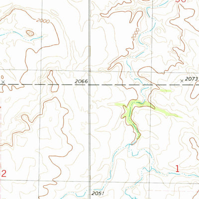 United States Geological Survey Camp Creek East, ND (1978, 24000-Scale) digital map