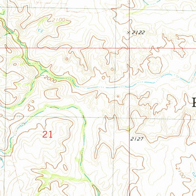 United States Geological Survey Camp Creek East, ND (1978, 24000-Scale) digital map