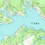 United States Geological Survey Camp Creek Lake, TX (1965, 24000-Scale) digital map