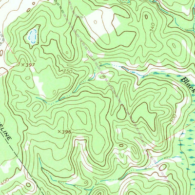 United States Geological Survey Camp Creek Lake, TX (1965, 24000-Scale) digital map
