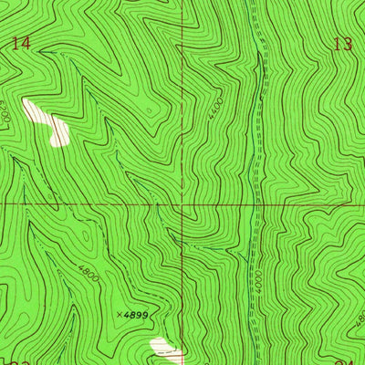 United States Geological Survey Camp Creek, MT (1964, 24000-Scale) digital map