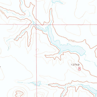 United States Geological Survey Camp Creek, SD (1978, 24000-Scale) digital map
