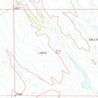 United States Geological Survey Camp Creek, SD (1978, 24000-Scale) digital map