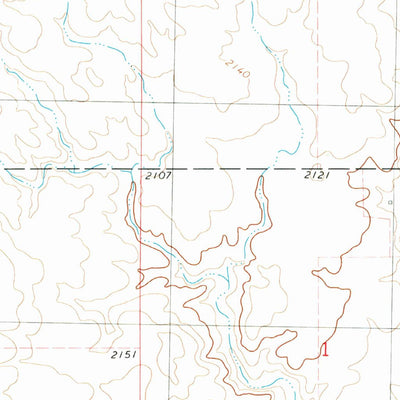 United States Geological Survey Camp Creek West, ND (1978, 24000-Scale) digital map