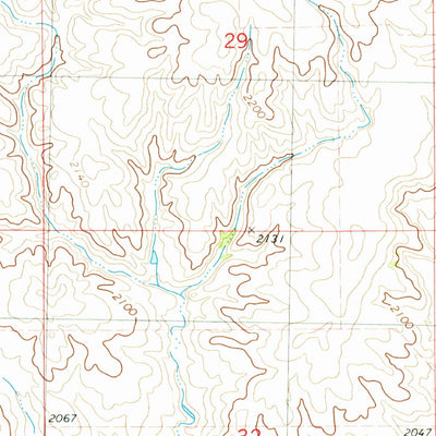 United States Geological Survey Camp Creek West, ND (1978, 24000-Scale) digital map