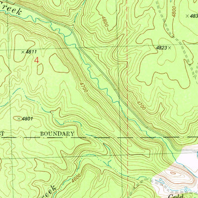 United States Geological Survey Camp Currey Spring, OR (1981, 24000-Scale) digital map