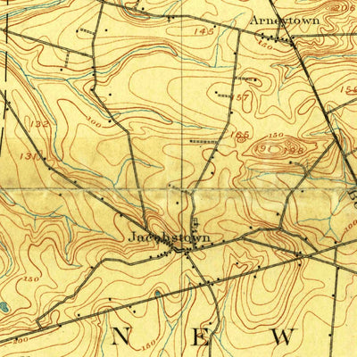 United States Geological Survey Camp Dix, NJ (1918, 62500-Scale) digital map