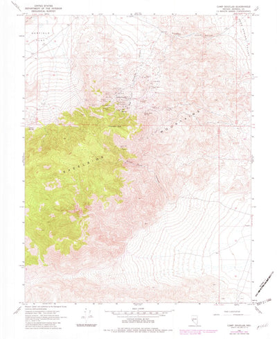 United States Geological Survey Camp Douglas, NV (1967, 24000-Scale) digital map