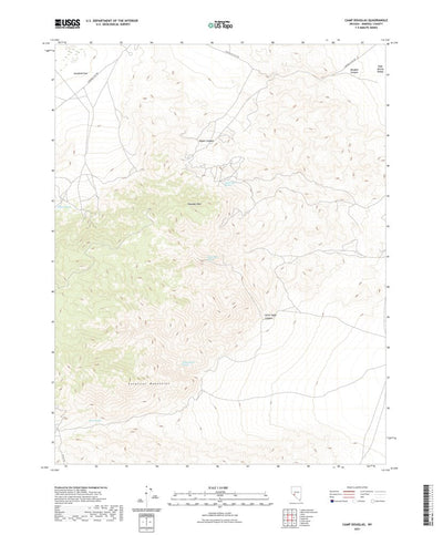 United States Geological Survey Camp Douglas, NV (2021, 24000-Scale) digital map