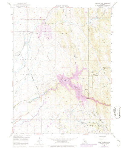 United States Geological Survey Camp Far West, CA (1949, 24000-Scale) digital map