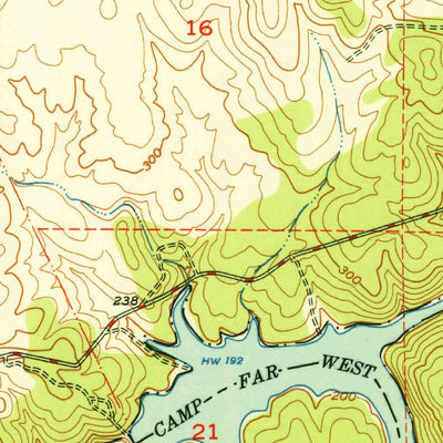 United States Geological Survey Camp Far West, CA (1951, 24000-Scale) digital map