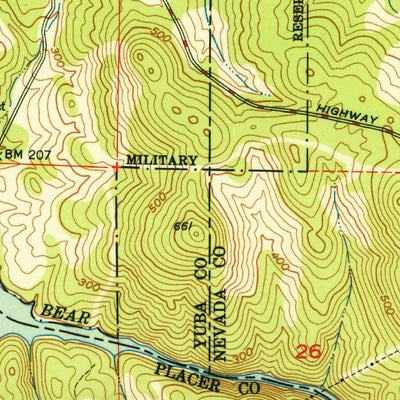 United States Geological Survey Camp Far West, CA (1951, 24000-Scale) digital map