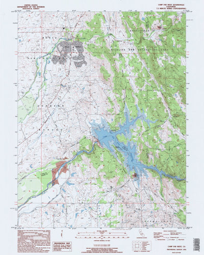 United States Geological Survey Camp Far West, CA (1995, 24000-Scale) digital map
