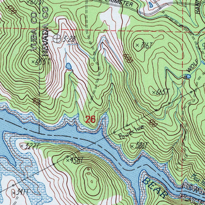 United States Geological Survey Camp Far West, CA (1995, 24000-Scale) digital map