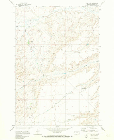 United States Geological Survey Camp Four, MT (1969, 24000-Scale) digital map