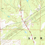 United States Geological Survey Camp Hill, MS-TN (1982, 24000-Scale) digital map